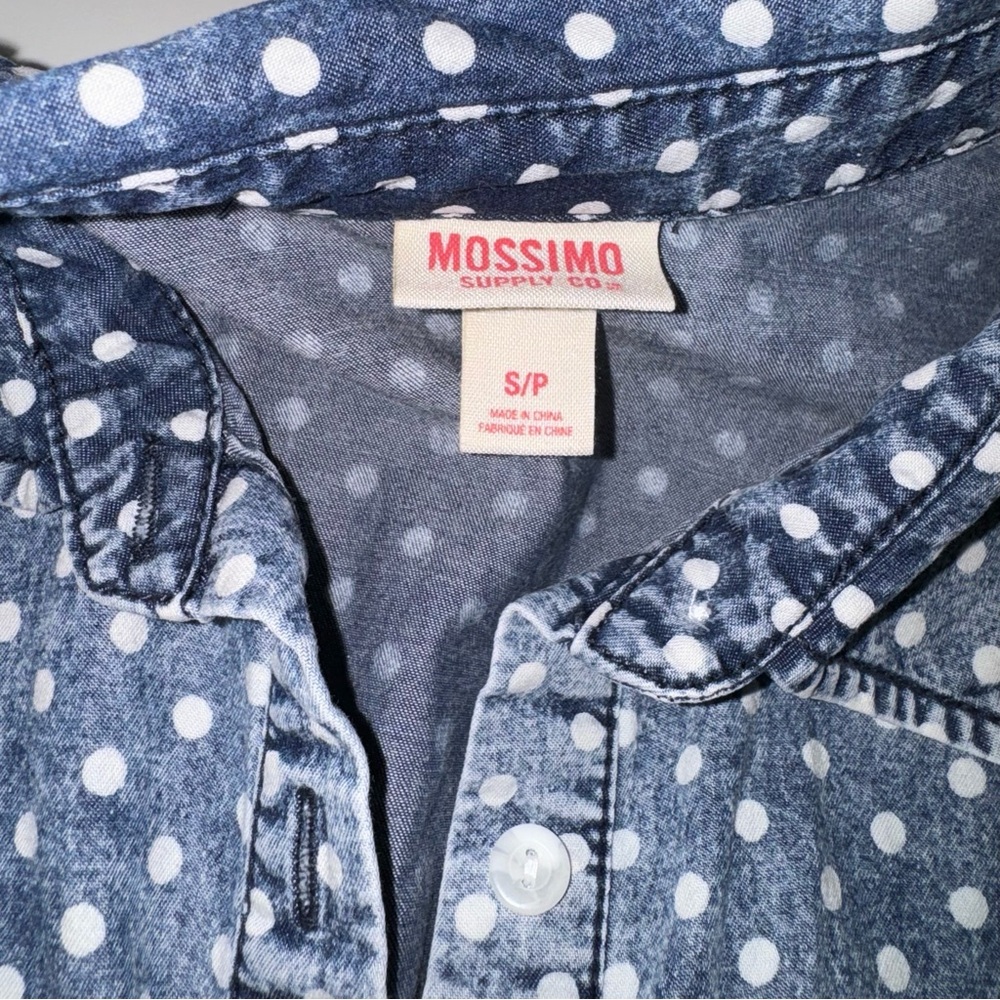 Mossimo Supply Co. Denim Polka Dot Dress - Picture 12 of 12